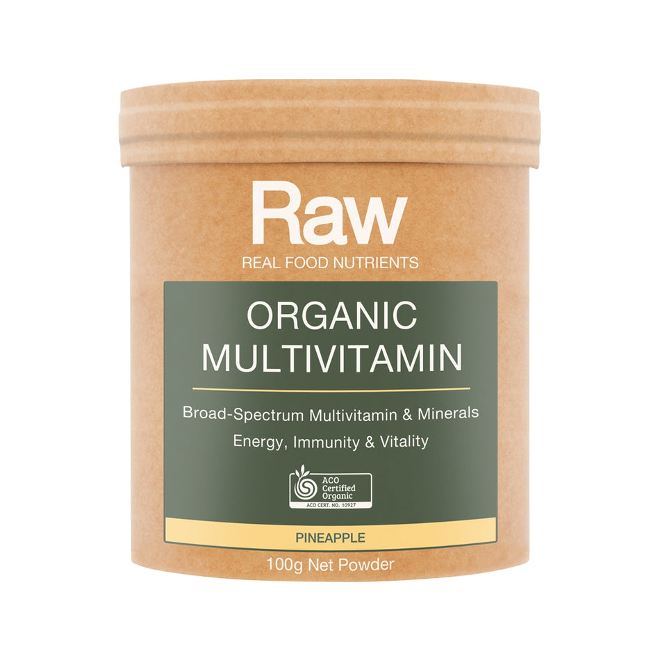 Raw Real Food Nutrients Organic Multivitamin Pineapple 100g