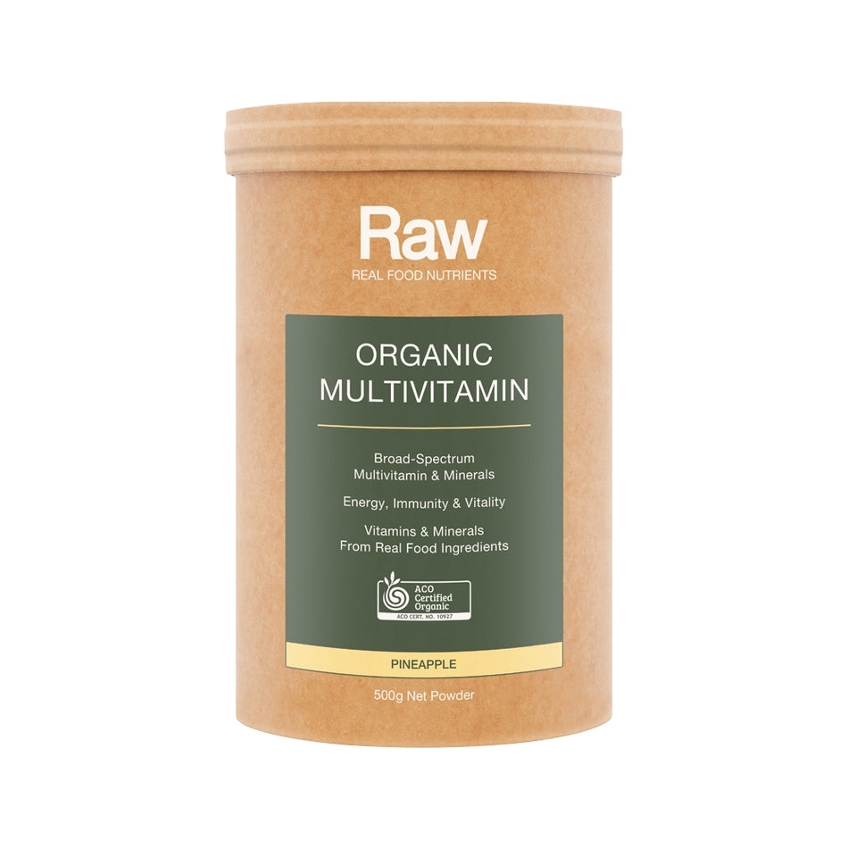 Raw Real Food Nutrients Organic Multivitamin Pineapple 500g
