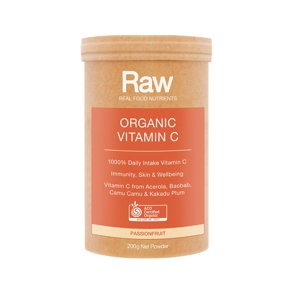 Raw Real Food Nutrients Organic Vitamin C Passionfruit 200g