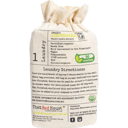 THAT RED HOUSE Organic Soapberries 90+ Washloads 250g