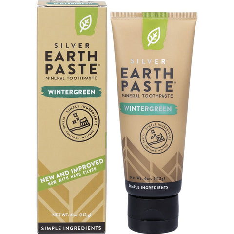 REDMOND EARTHPASTE - Toothpaste with Silver Wintergreen - 113g