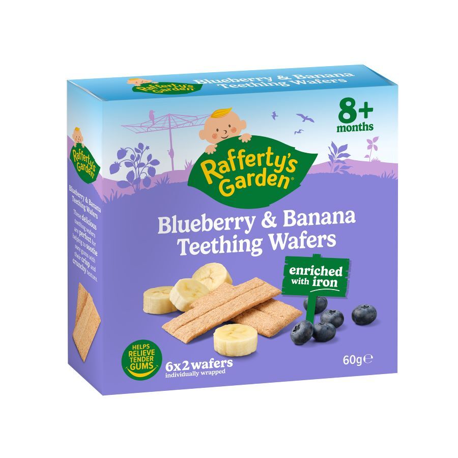 Rg Bluebry Banana Teeth Wafer 6m+ 60g Z5