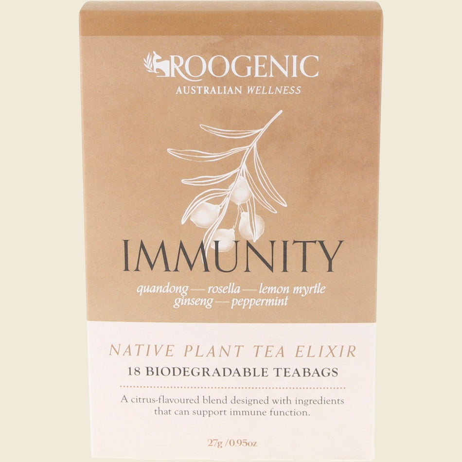 Roogenic Australia Immunity (Native Plant Tea Elixir) x 18 Tea Bags
