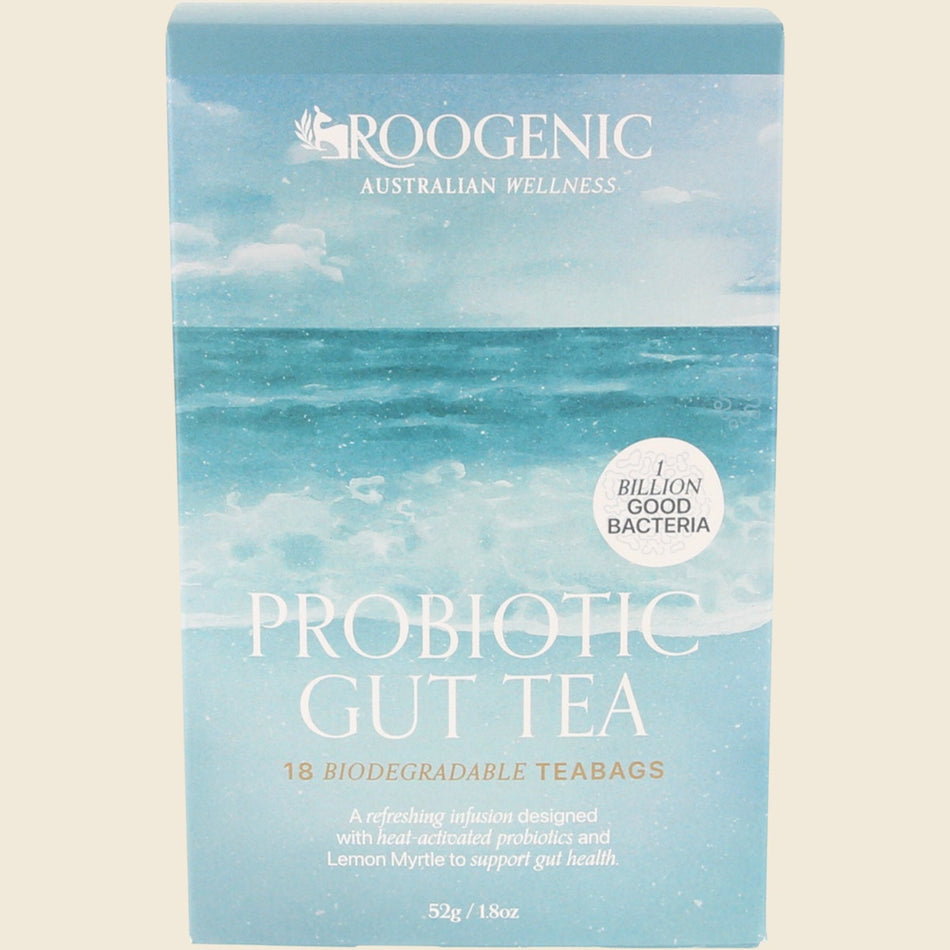 Roogenic Australian Wellness Probiotic Gut Tea X 18 Tea Bags