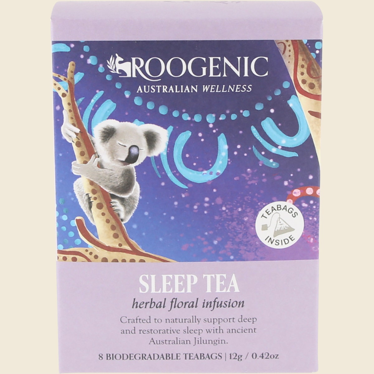 Roogenic Sleep Tea Herbal Floral Bags 8pk