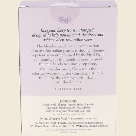 Roogenic Sleep Tea Herbal Floral Bags 8pk