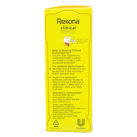Rexona Clinical Protection Cream Stress Control 3 x Stronger 45ML