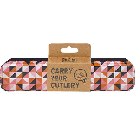 RetroKitchen Geometric Stainless Steel Cutlery Set