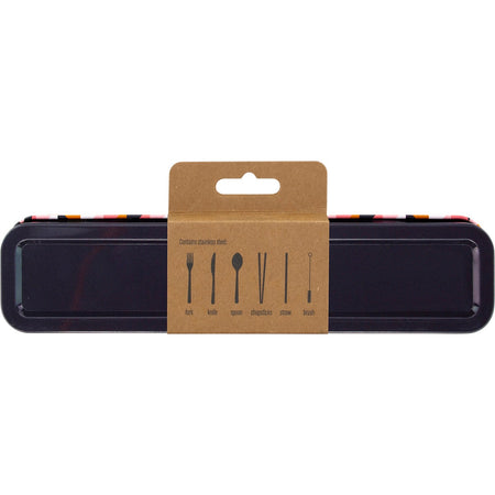 RetroKitchen Geometric Stainless Steel Cutlery Set