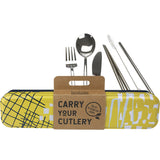 RETROKITCHEN Carry Your Cutlery - Abstract Stainless Steel Cutlery Set 1