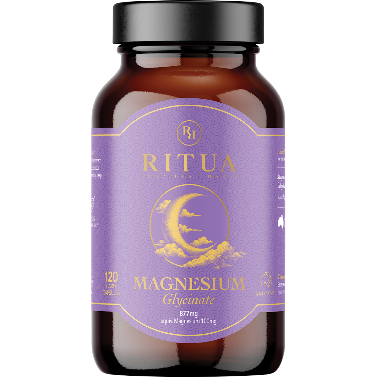 Ritua Pure Magnesium Glycinate 120 Capsules