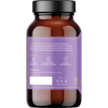 Ritua Pure Magnesium Glycinate 120 Capsules