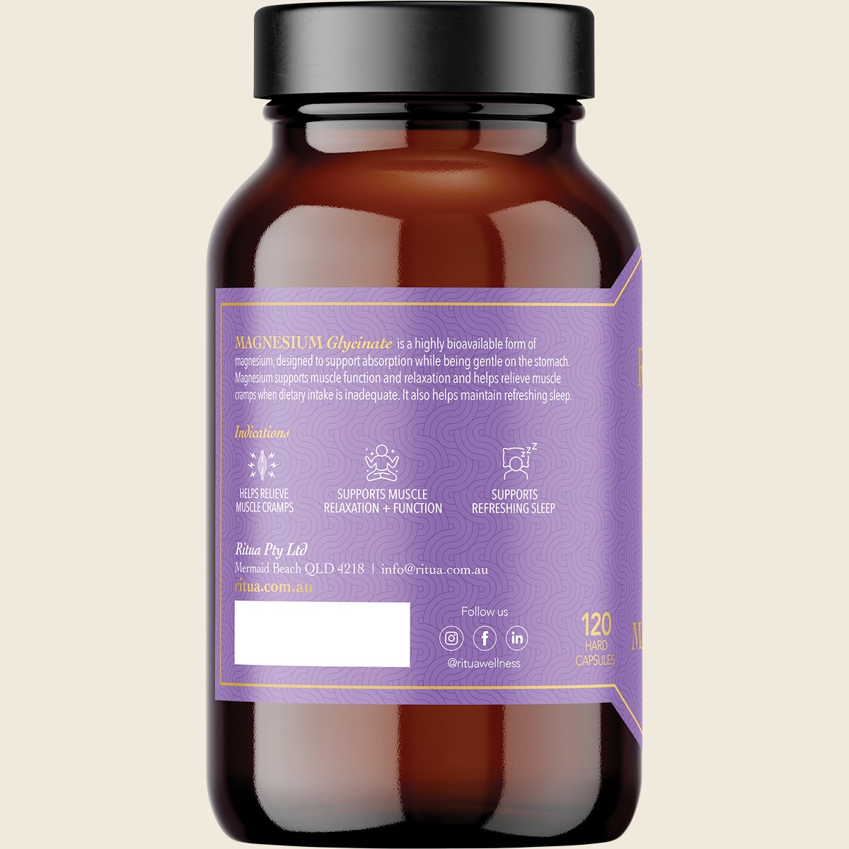 Ritua Magnesium Glycinate 120 Caps