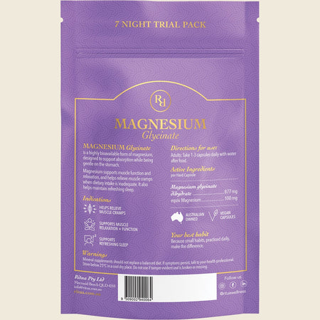 Ritua 7 Night Trial Pack Magnesium Glycinate 14 Caps