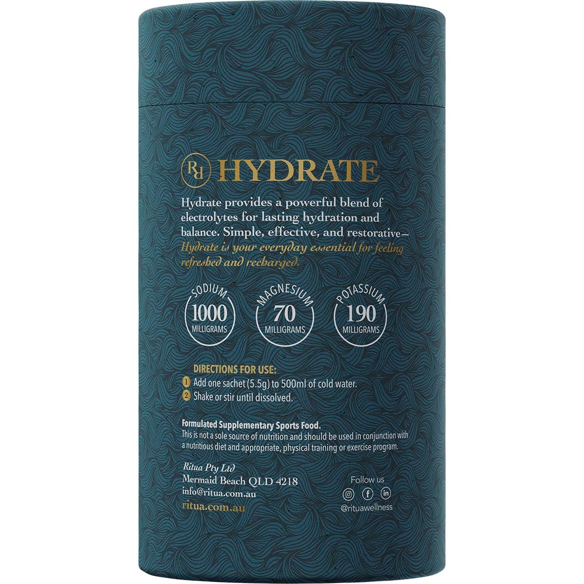 Ritua Hydrate Lemon Lime 30x5.5g