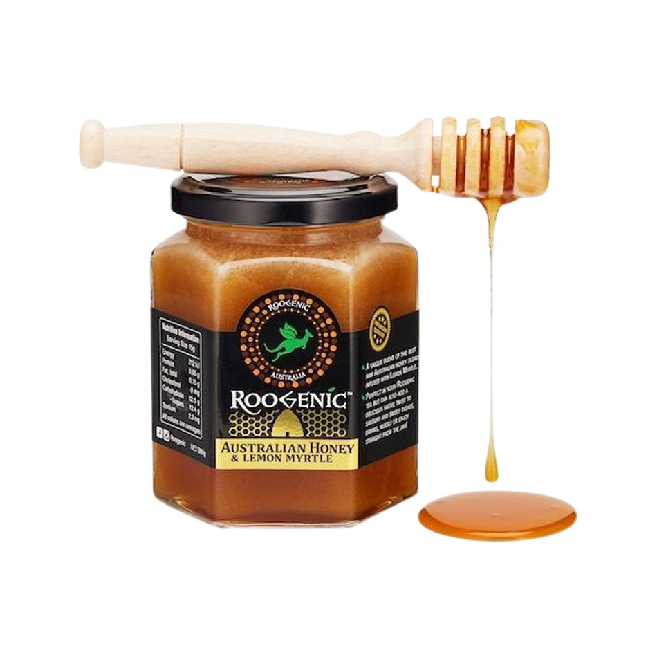Roogenic Australian Honey & Lemon Myrtle 380g
