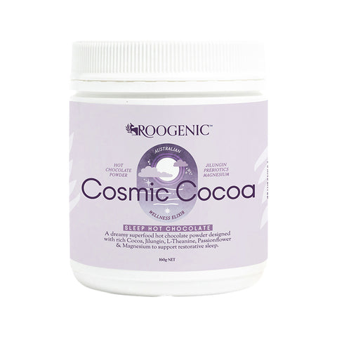 Roogenic Australian Wellness Elixir Cosmic Cocoa Sleep Hot Chocolate 160g