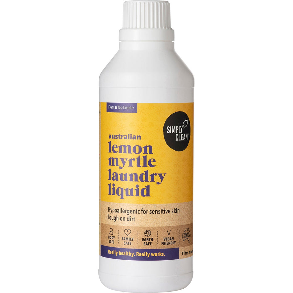 Simply Clean Lemon Myrtle Laundry Liquid 1L