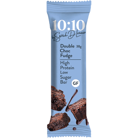 10:10 By SDL Protein Snack Bar Double Choc Fudge 38g x 14 Pack