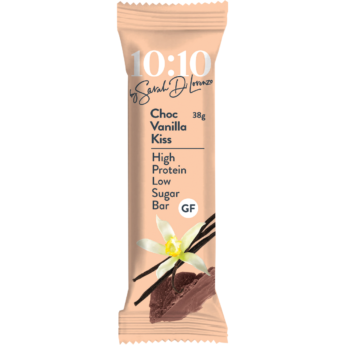 10:10 By SDL Protein Snack Bar Choc Vanilla Kiss 38g x 14 Pack