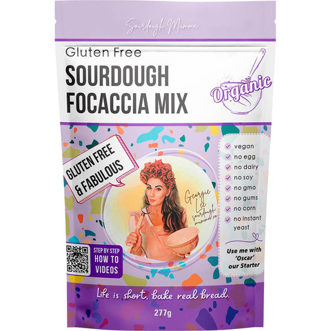 SOURDOUGH MUMMA Sourdough Focaccia Mix Gluten Free 277g
