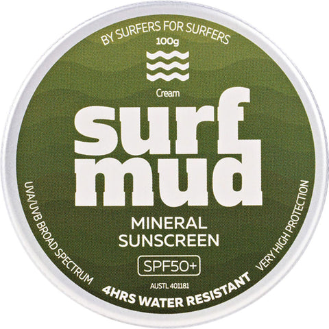 SURFMUD Mineral Sunscreen SPF 50+ Tin 100g