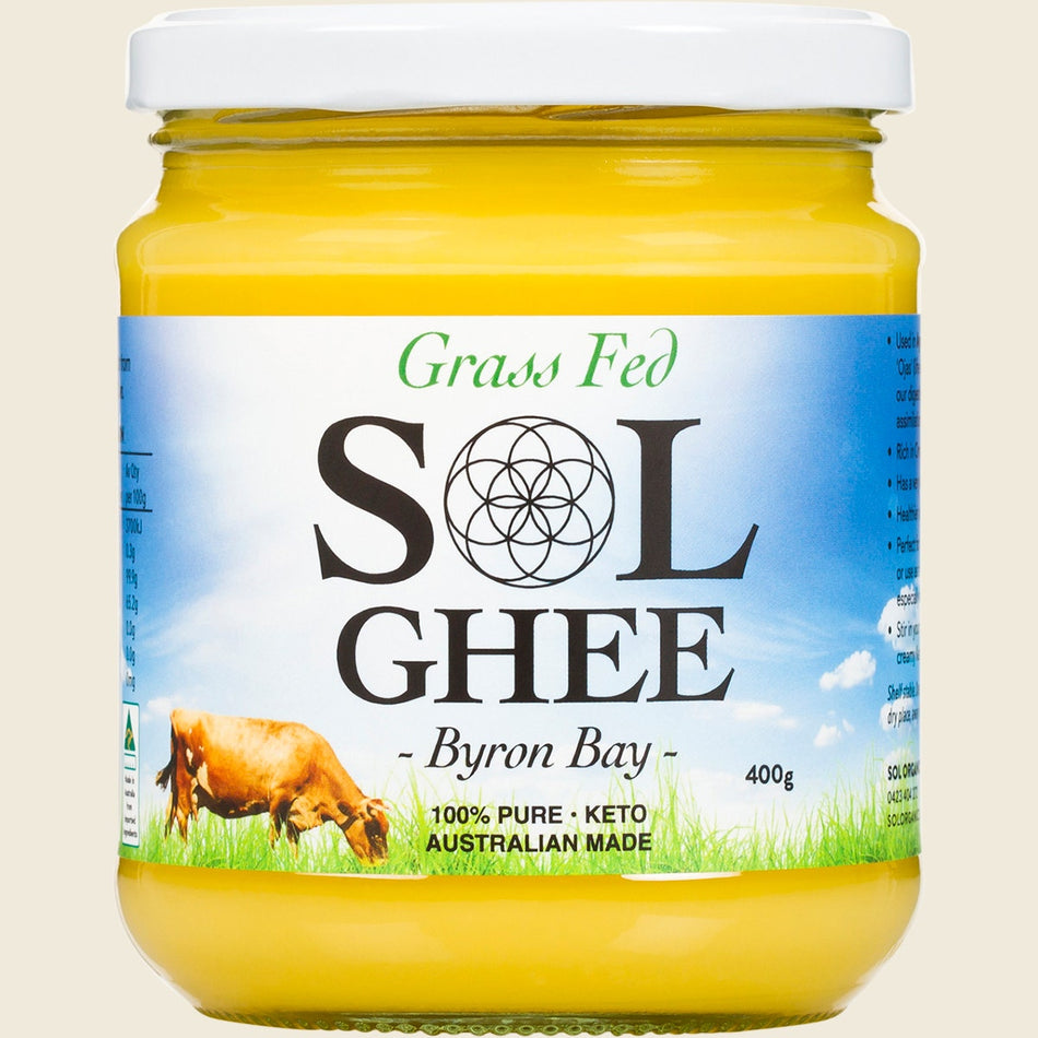 Sol Organics Grass Fed Ghee 400g