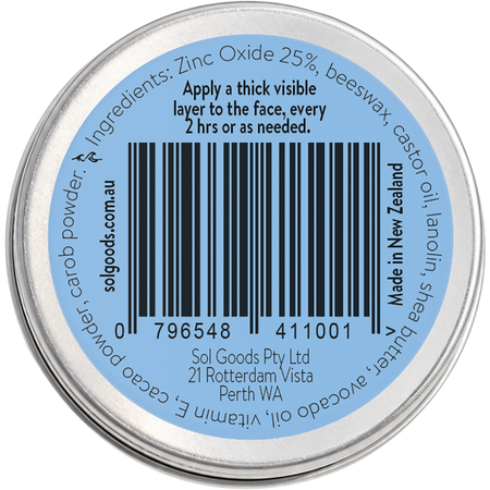 Sol Goods Natural Zinc Sunscreen 50g