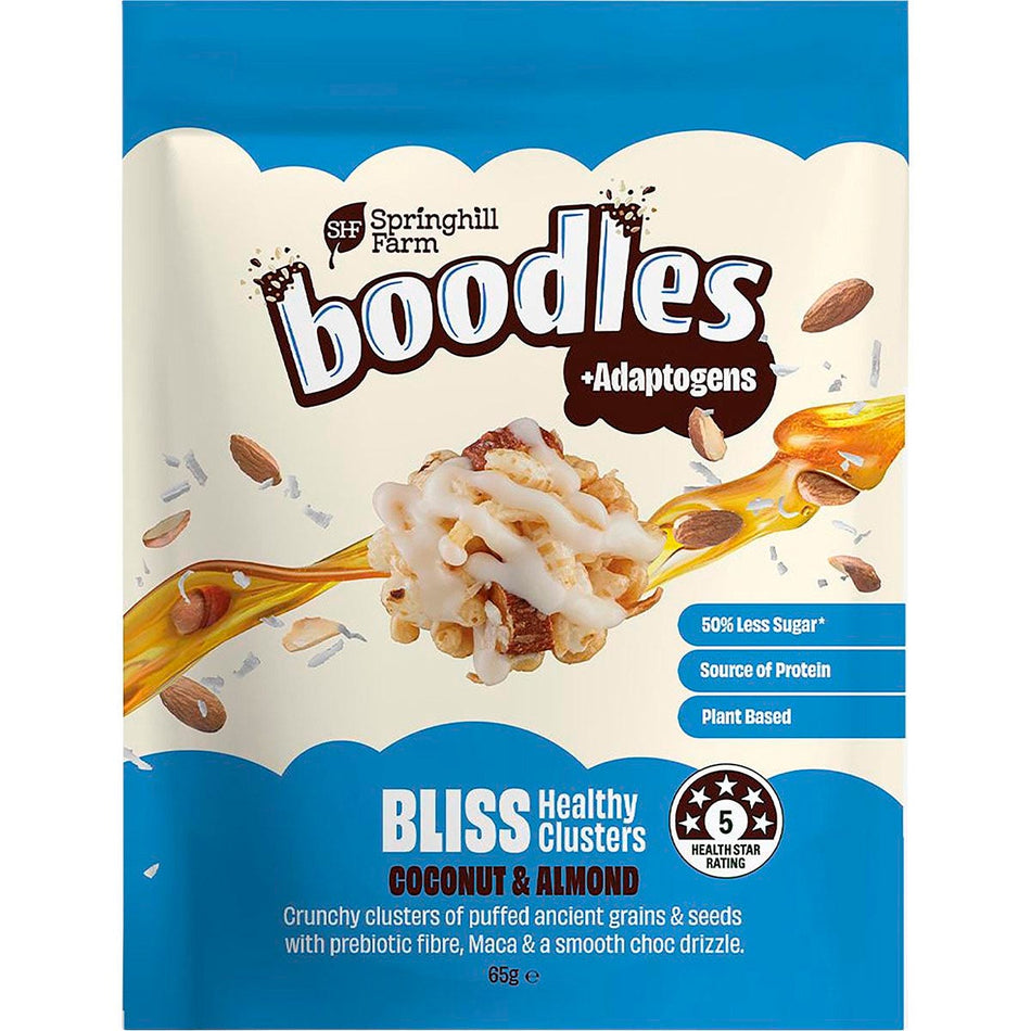 Springhill Farm Boodles Healthy Clusters BLISS Coconut & Almond 65g