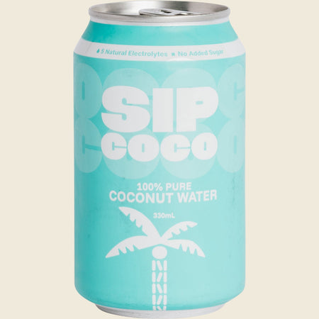 SIP COCO 100% Pure Coconut Water Can 12x330ml