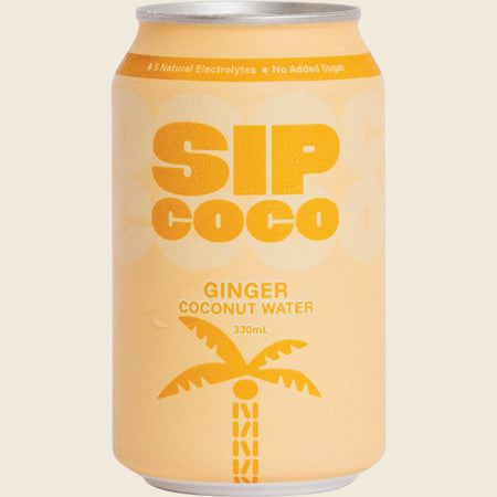 SIP COCO Ginger Coconut Water Can 12x330ml