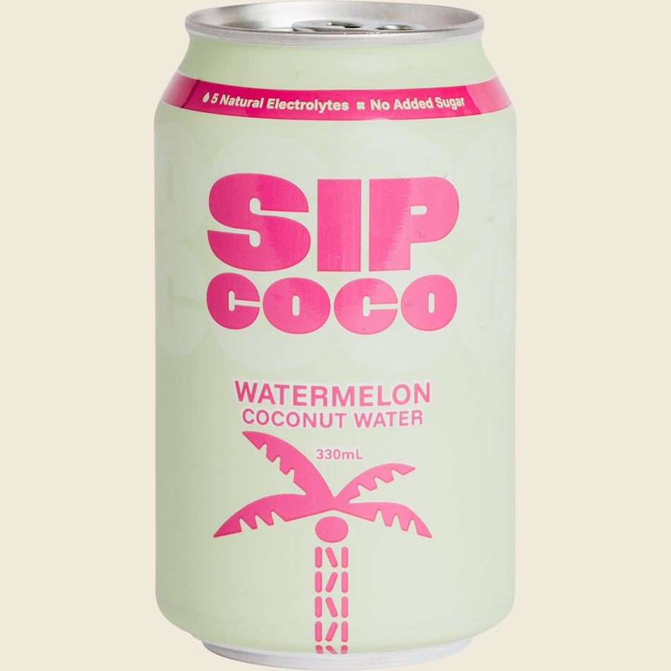 SIP COCO Watermelon Coconut Water Can 12x330ml