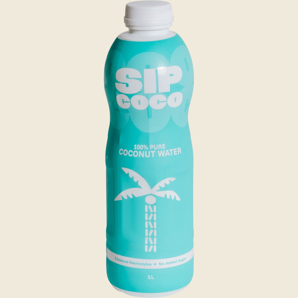 SIP COCO 100% Pure Coconut Water Bottle 6x1L