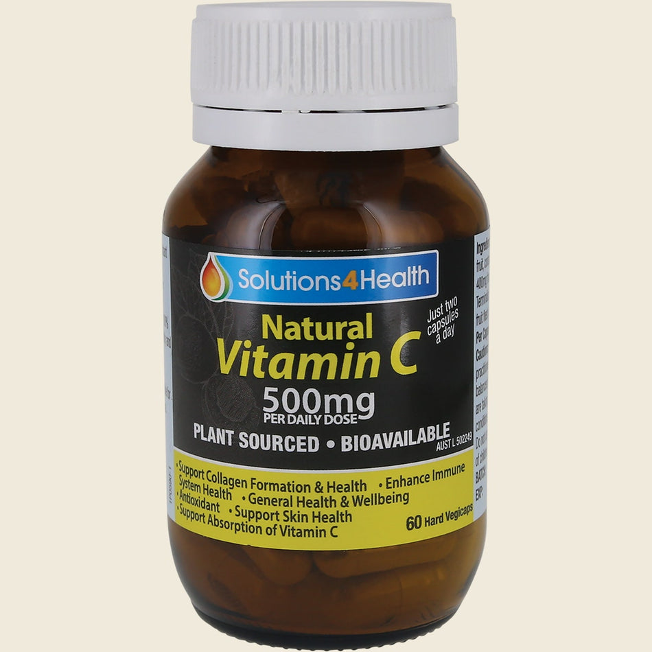 Solutions 4 Health Natural Vitamin C 60 Caps