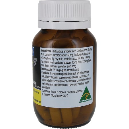 Solutions 4 Health Natural Vitamin C 60 Capsules