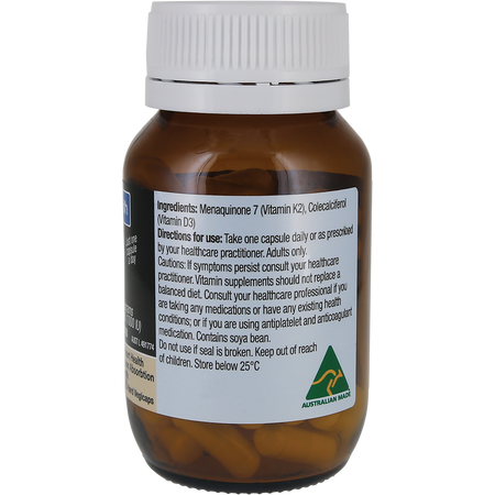 Solutions 4 Health Vitamin D3 + K2 60 Capsules