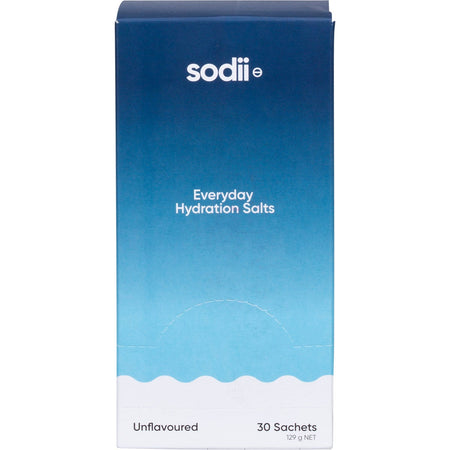 Sodii Everyday Hydration Salts Unflavoured 30pk