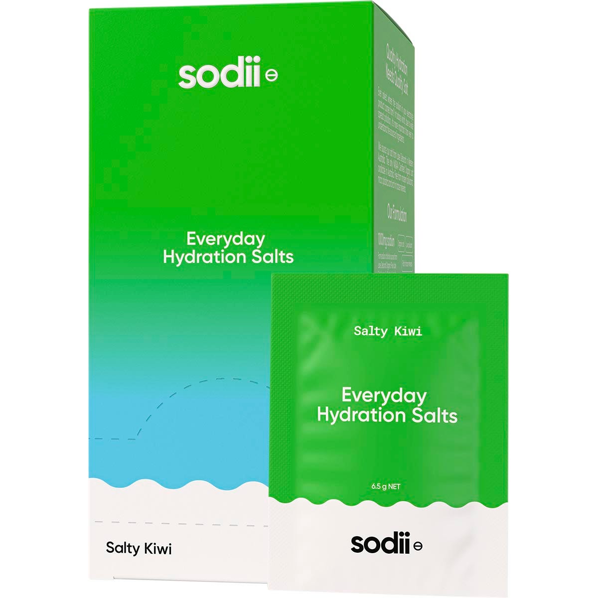 Sodii Everyday Hydration Salts Salty Kiwi 30pk