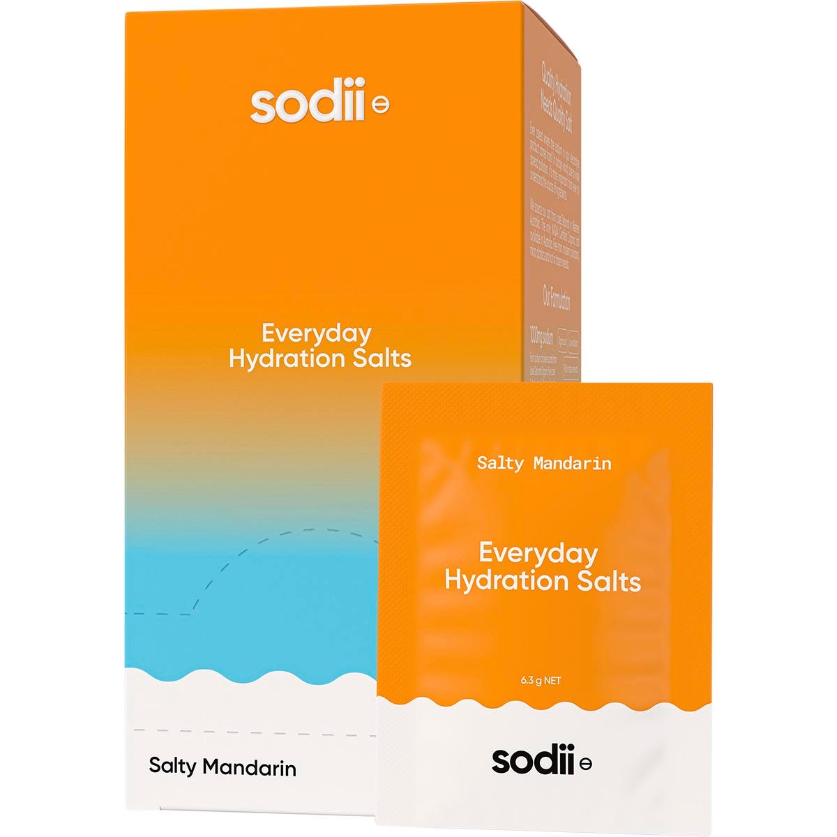 Sodii Everyday Hydration Salts Salty Mandarin 30pk