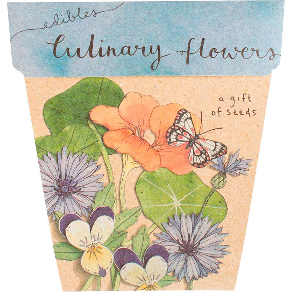 SOW 'N SOW Gift Of Seeds Culinary Flowers 1
