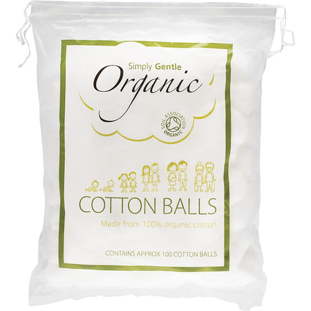 SIMPLY GENTLE ORGANIC Cotton Balls 100pk