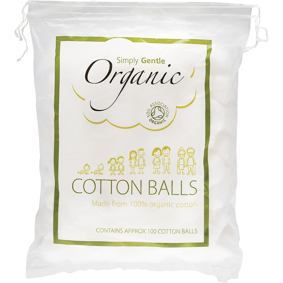 SIMPLY GENTLE ORGANIC Cotton Balls 100pk