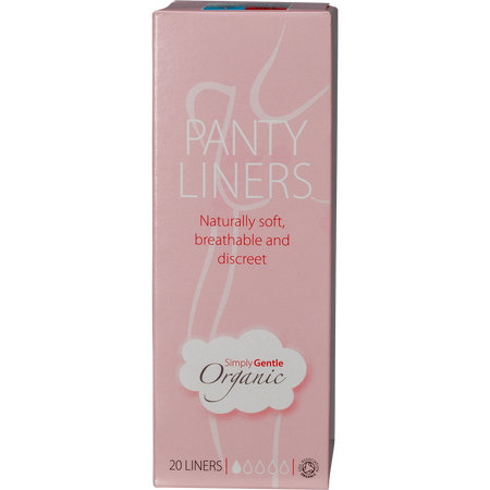 Simply Gentle Organic Panty Liners 20 Pack