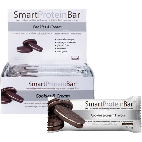 SMART PROTEIN BAR Cookies & Cream Protein Bar 12x60g