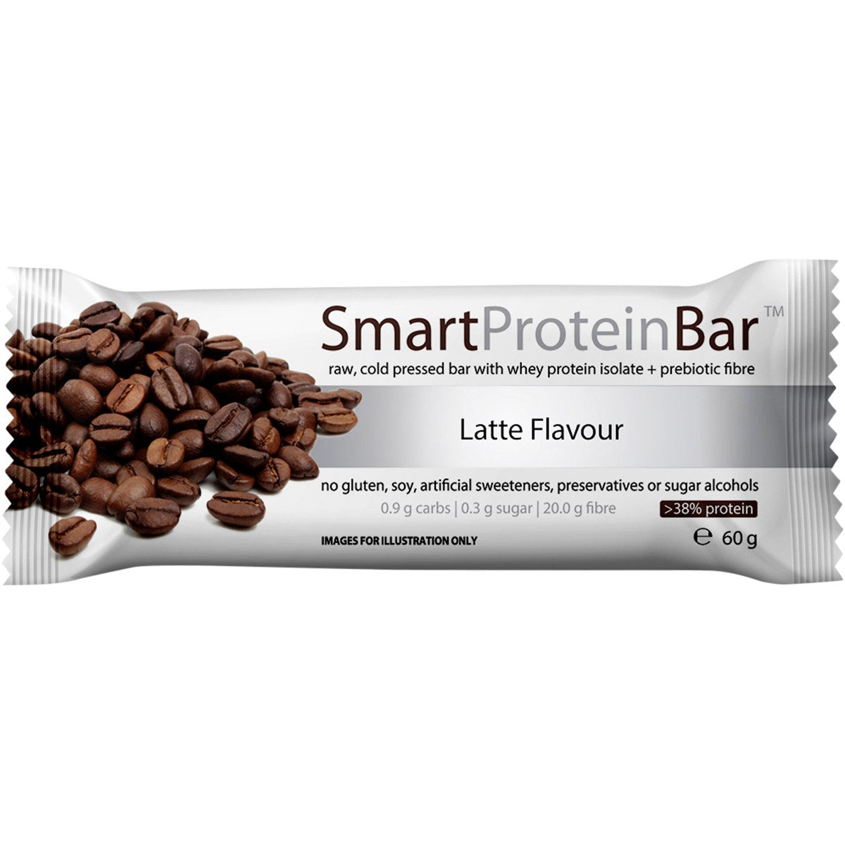 Smart Protein Bar Latte Flavour Protein Bar 12x60g