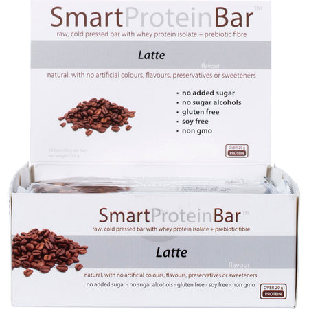 Smart Protein Bar Latte Flavour Protein Bar 12x60g