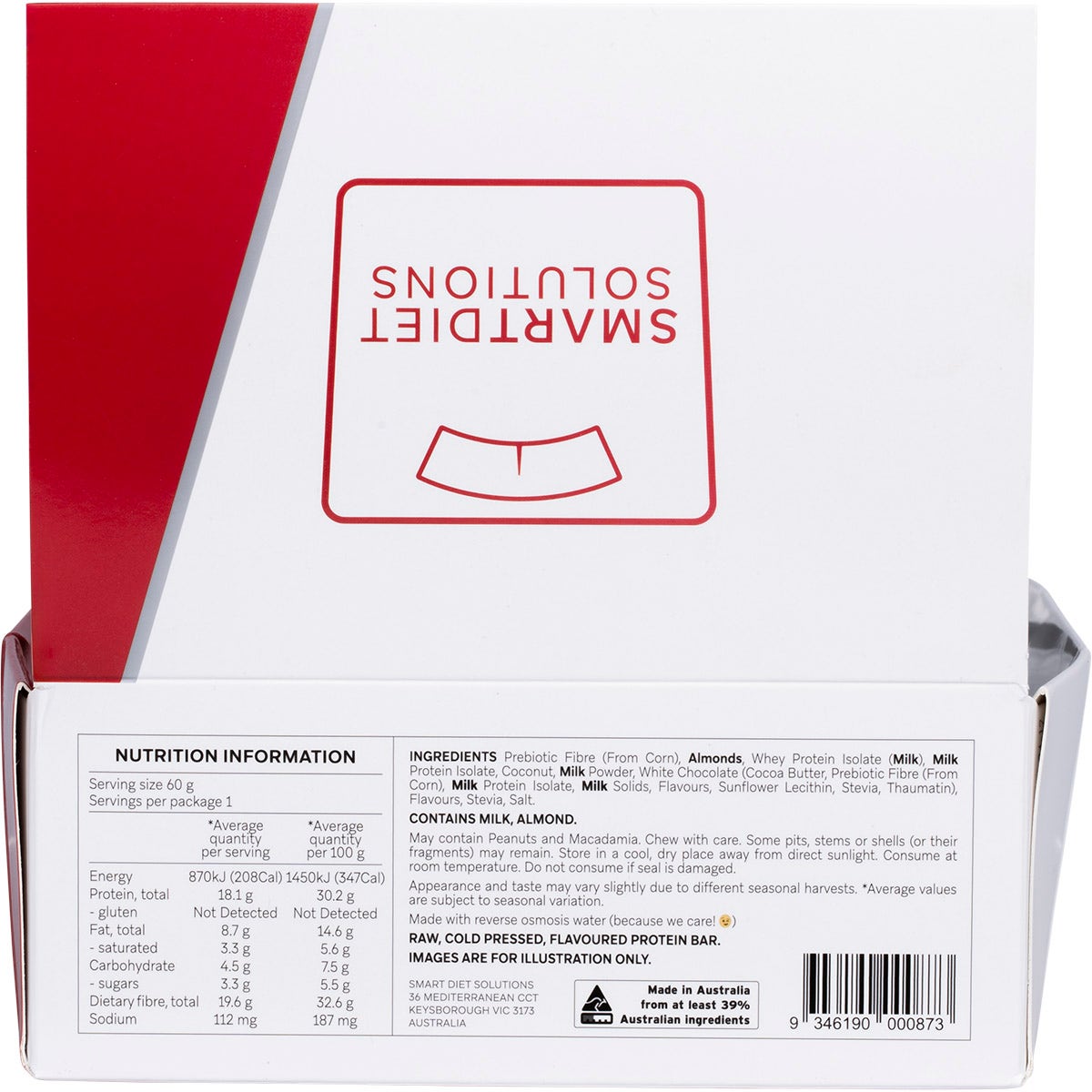 Smart Protein Bar Raphaello Flavour Protein Bar 12x60g