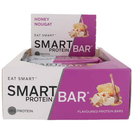 Smart Protein Bar Honey Nougat Protein Bar 60g x 12 Pack