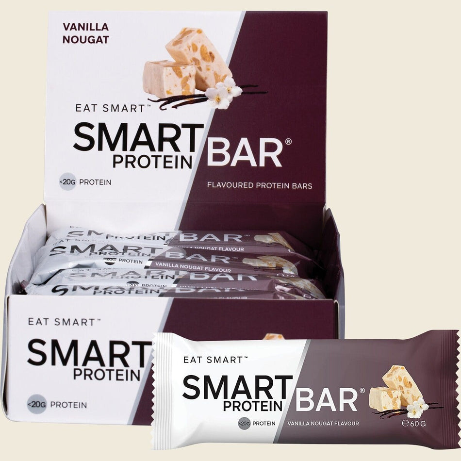 SMART PROTEIN BAR Vanilla Nougat Protein Bar 12x60g