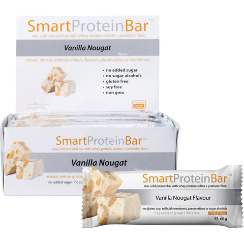 SMART PROTEIN BAR Vanilla Nougat Protein Bar 12x60g